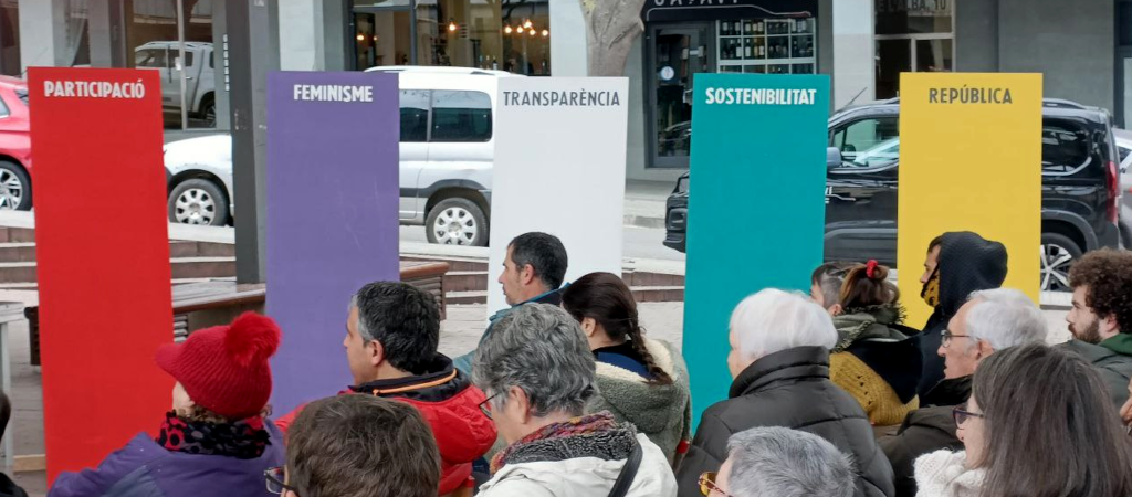 Els 5 eixos de la candidatura de Sal-CUP: transparència, sostenibilitat, feminisme, participació i república